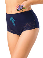 Lpf 501 - slip donna a vita alta in cotone elasticizzato
