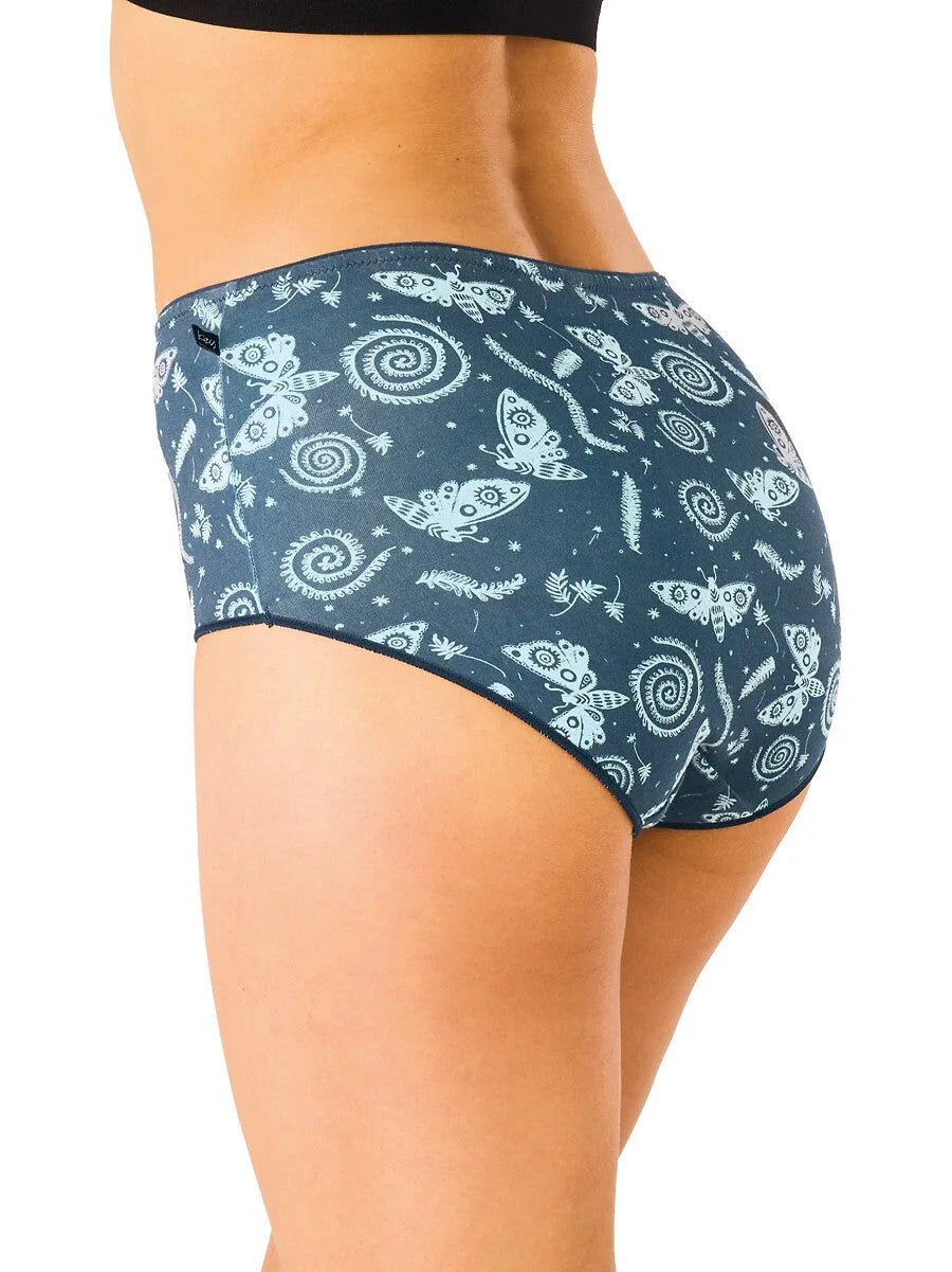 Lpf 533 - slip da donna a vita alta in cotone extra morbido