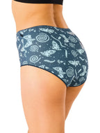 Lpf 533 - slip da donna a vita alta in cotone extra morbido