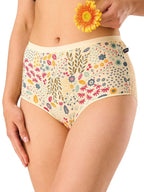 Lpf 570 - slip da donna a vita alta in cotone con retro