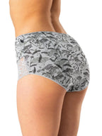 Lpf 578 - slip donna a vita alta in cotone elasticizzato
