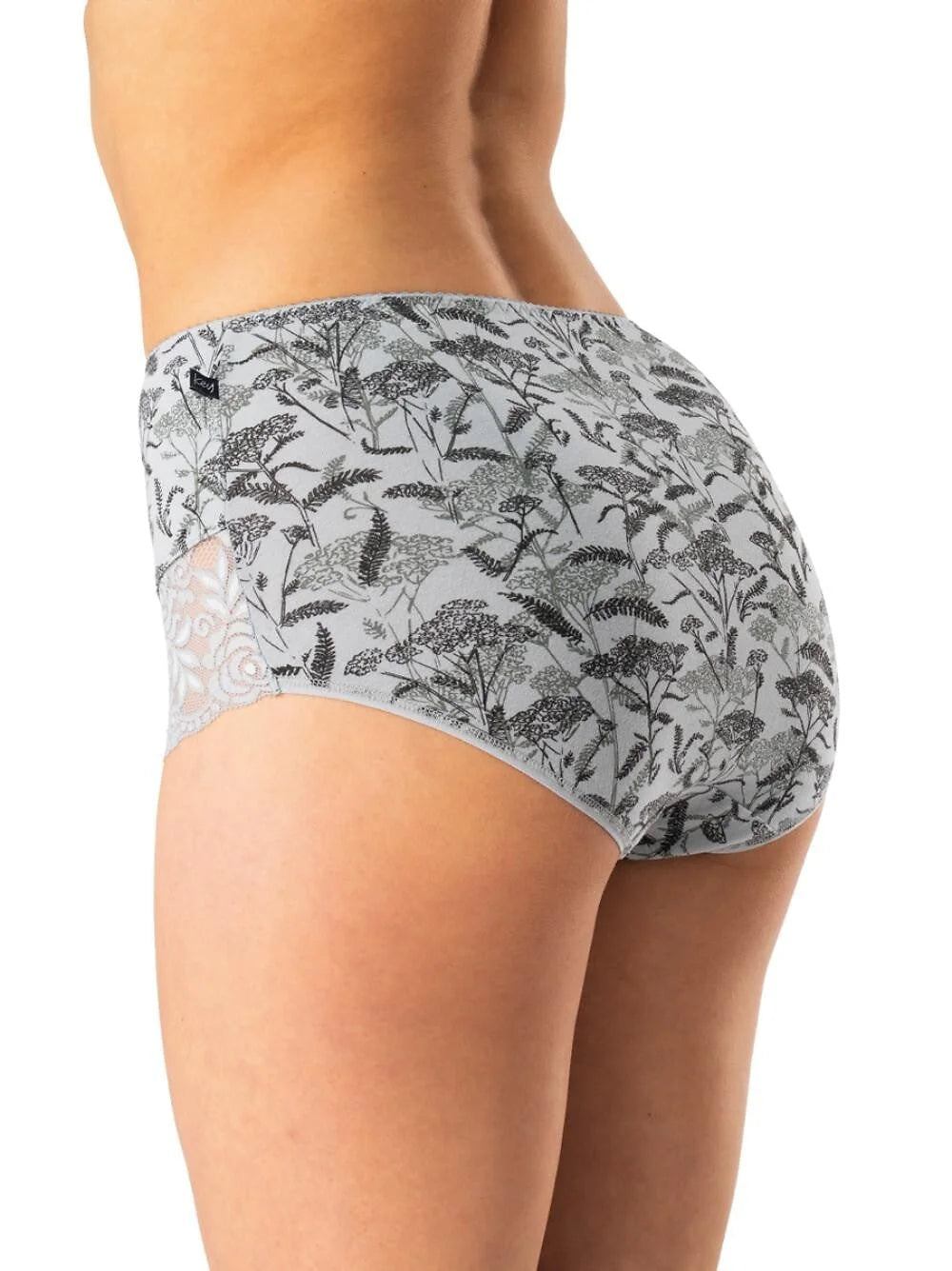 Lpf 578 - slip donna a vita alta in cotone elasticizzato