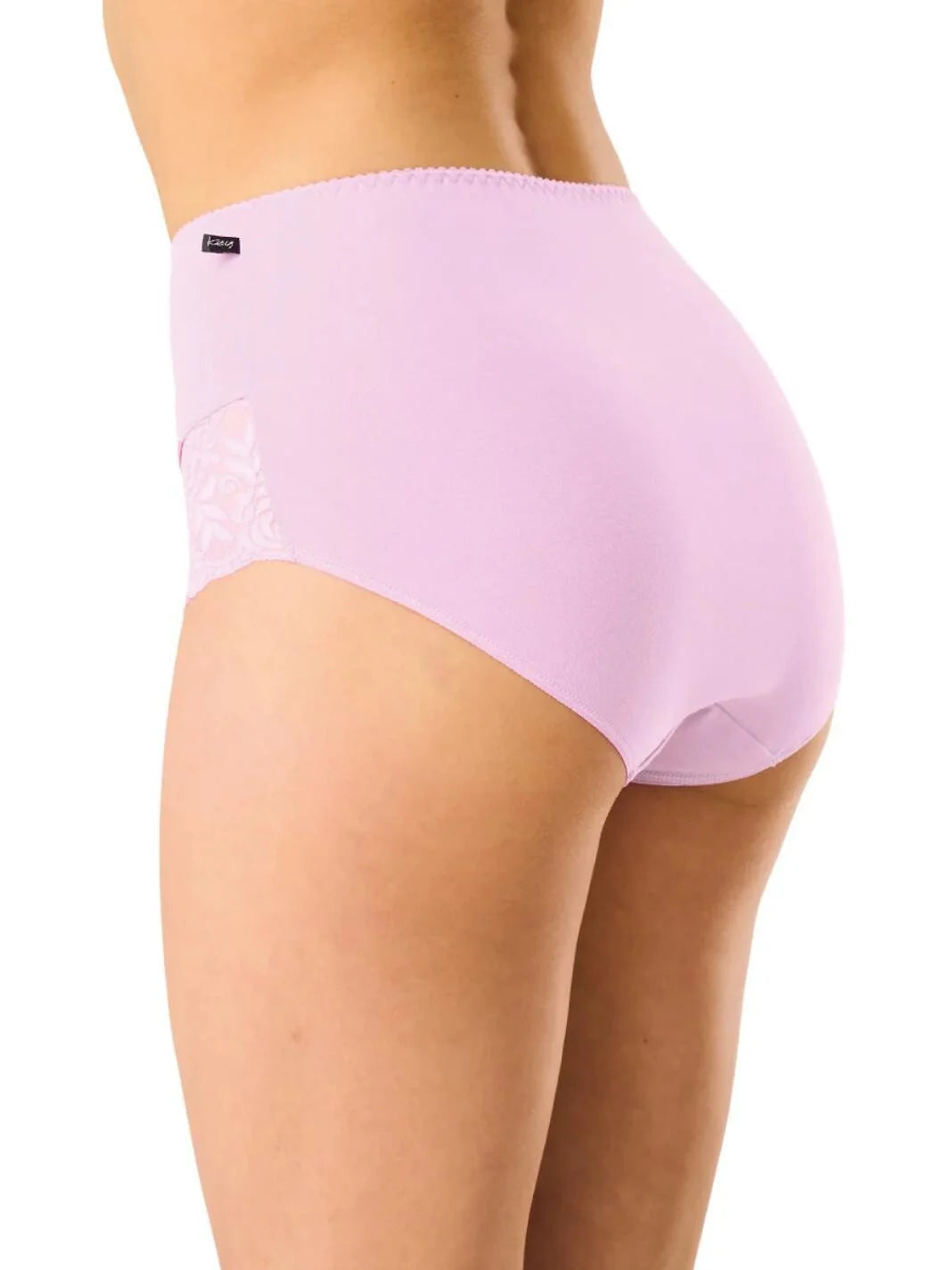 Lpf 585 - slip donna a vita alta in cotone elasticizzato