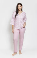 Lucinda | pigiama in cotone con romantica fantasia floreale