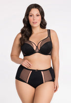 Luisse lux - k 441/1 - nero - reggiseno morbido con ferretto