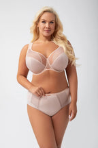 Luisse lux - k442/1 - beige - slip da donna a vita alta