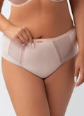 Luisse lux - k442/1 - beige - slip da donna a vita alta