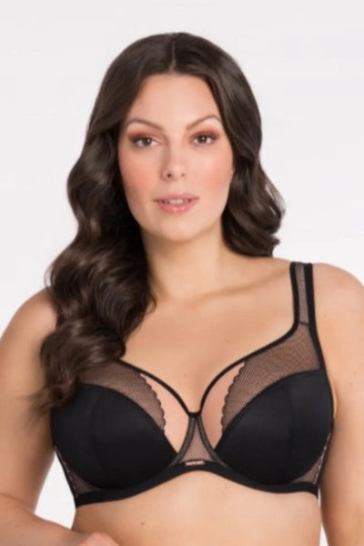 Luisse lux nero - reggiseno non imbottito ad ampio sostegno