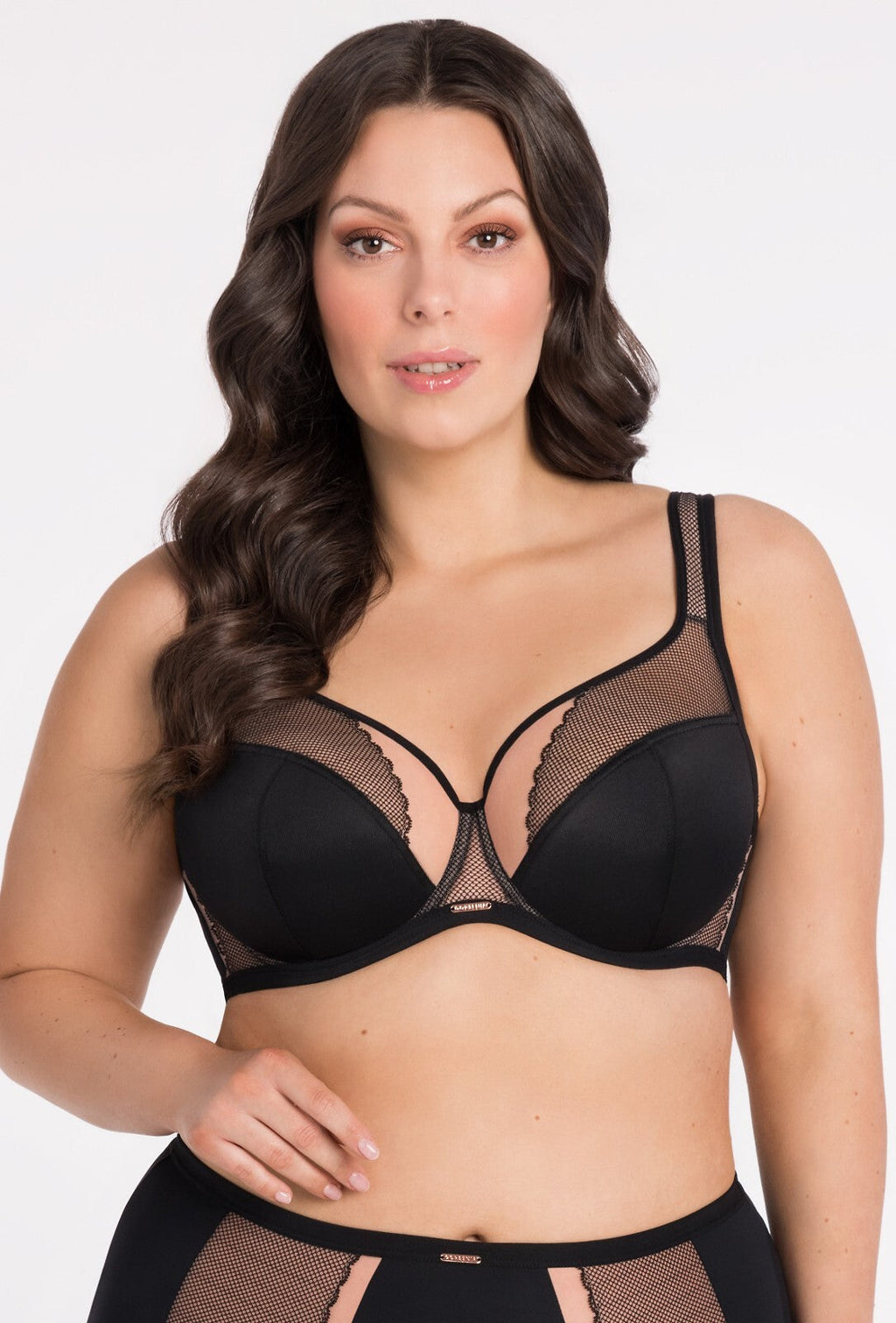 Luisse lux | reggiseno morbido con ferretto - nero