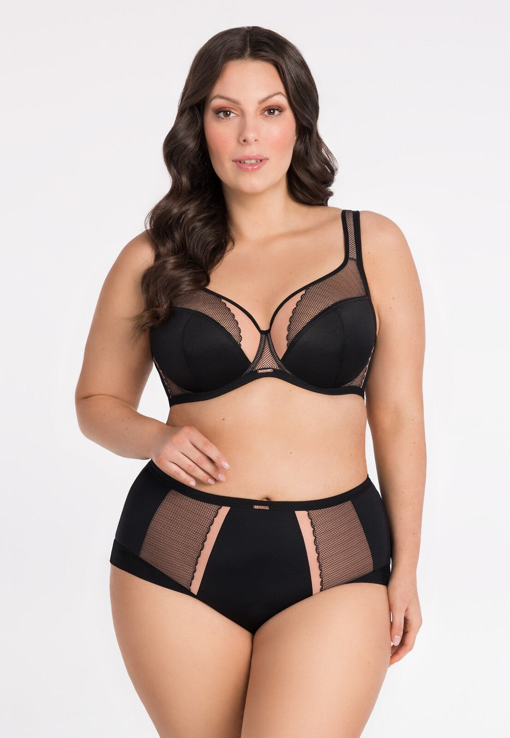 Luisse lux | reggiseno morbido con ferretto - nero