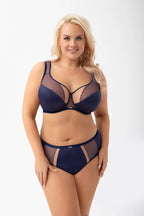(luisse lux) slip a vita alta da donna in microfibra