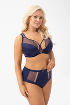 (luisse lux) slip a vita alta da donna in microfibra