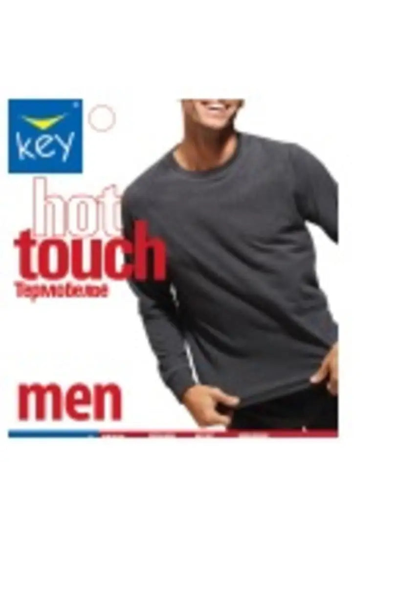 Maglia termica uomo a manica lunga in cotone elasticizzato