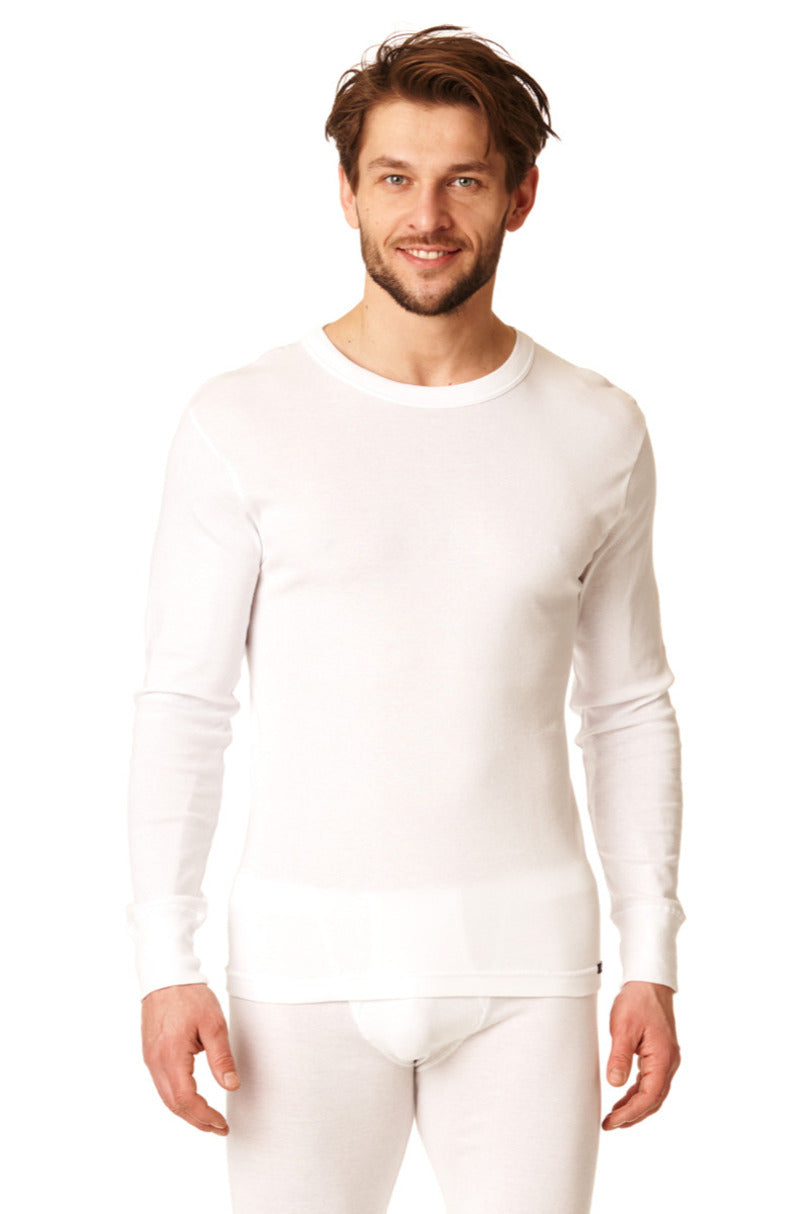 Maglia uomo a manica lunga in cotone rib mvd 012