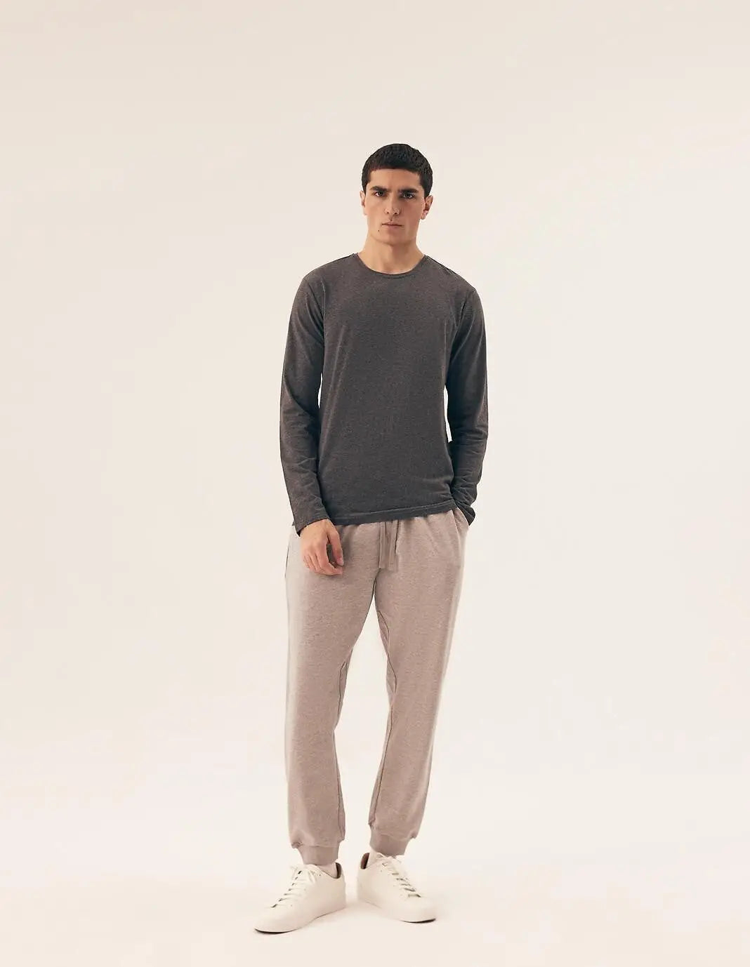 Maglia uomo a manica lunga in cotone - confezione da 2