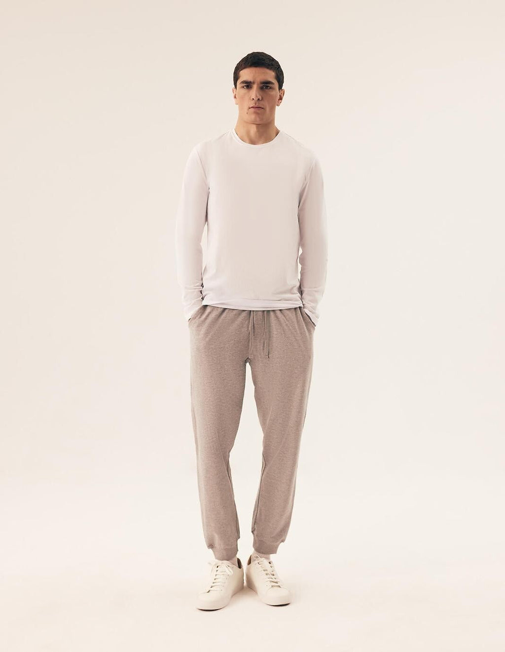 Maglia uomo a manica lunga in cotone - confezione da 2