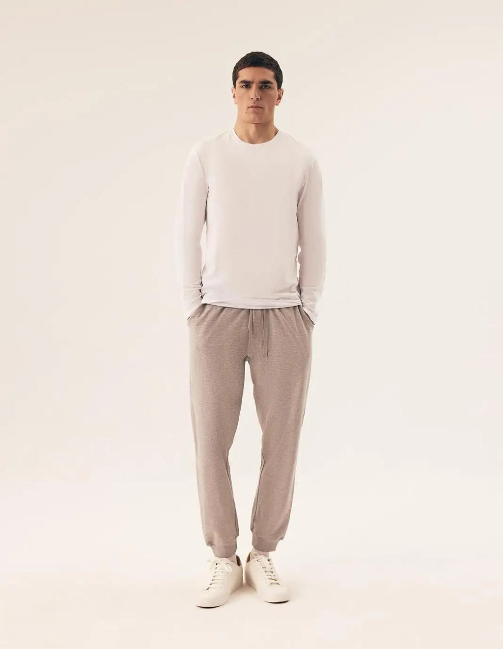 Maglia uomo a manica lunga in cotone - confezione da 2