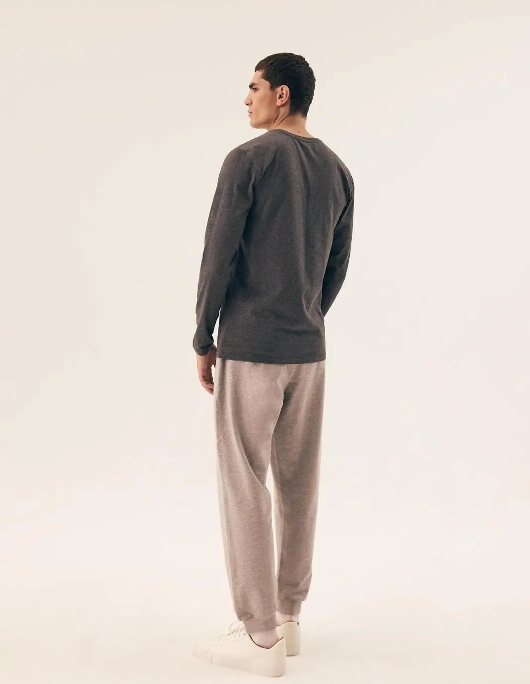 Maglia uomo a manica lunga in cotone - confezione da 2