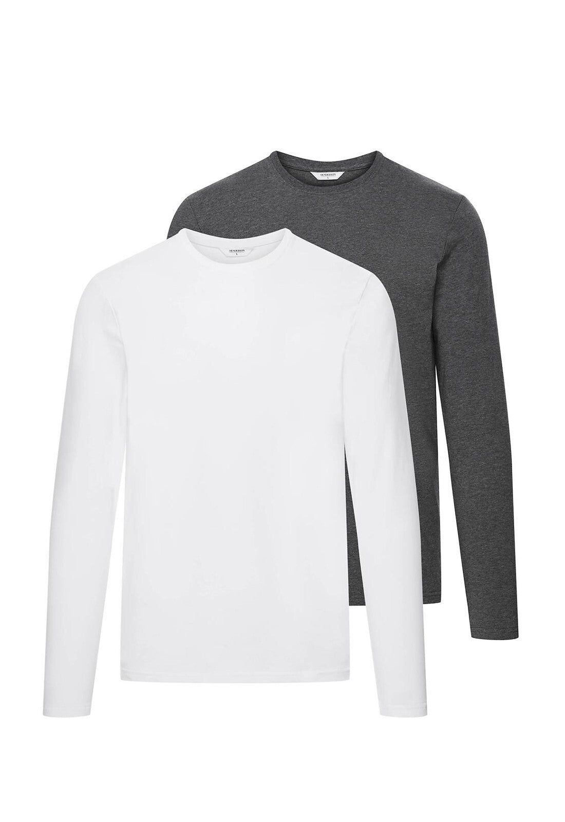 Maglia uomo a manica lunga in cotone - confezione da 2