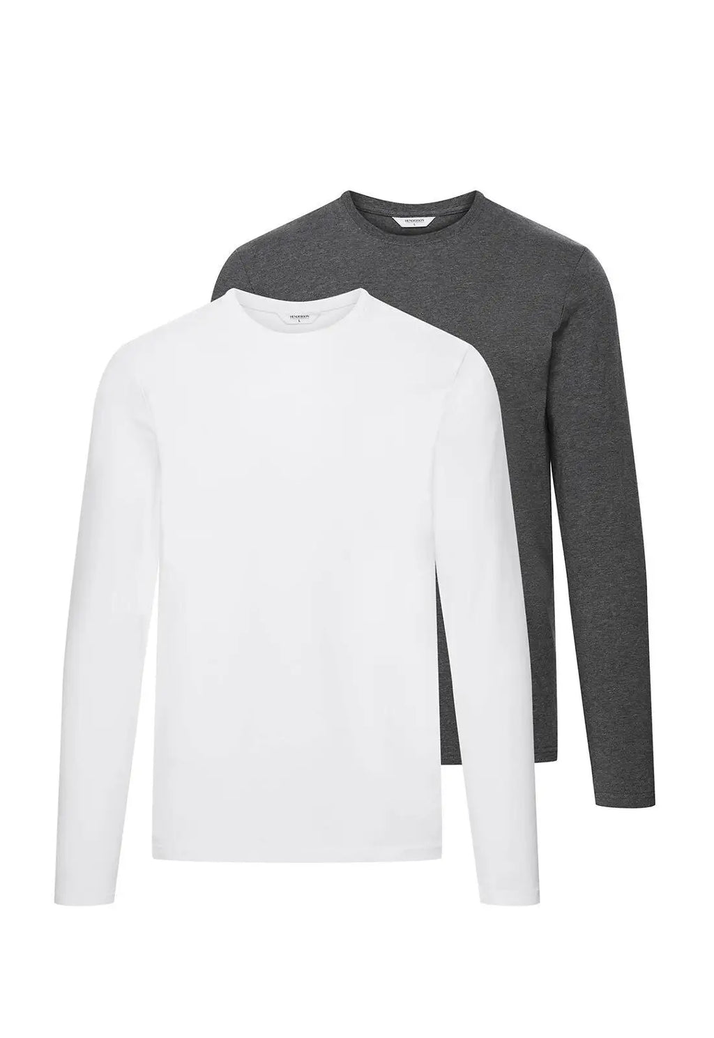 Maglia uomo a manica lunga in cotone - confezione da 2