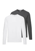 Maglia uomo a manica lunga in cotone - confezione da 2