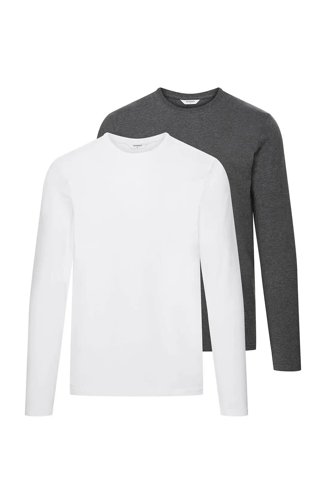 Maglia uomo a manica lunga in cotone - confezione da 2