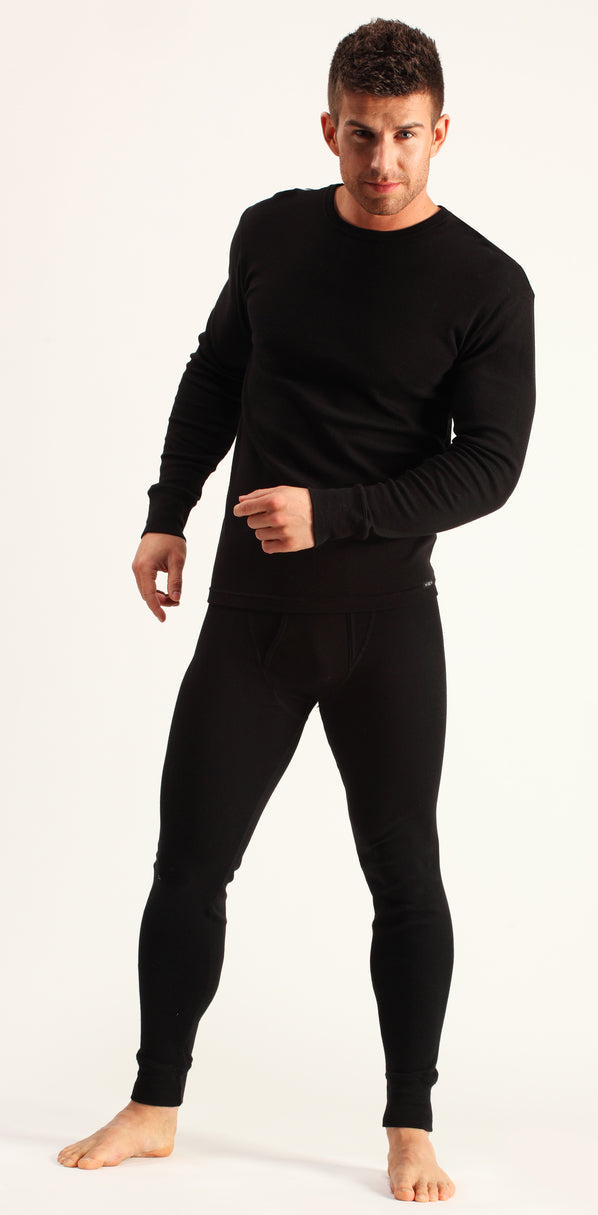 Maglia uomo a manica lunga in cotone rib - mvd 012