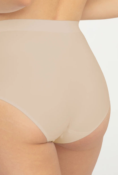Slip donna a vita alta in microfibra taglio laser - BRIGITTE