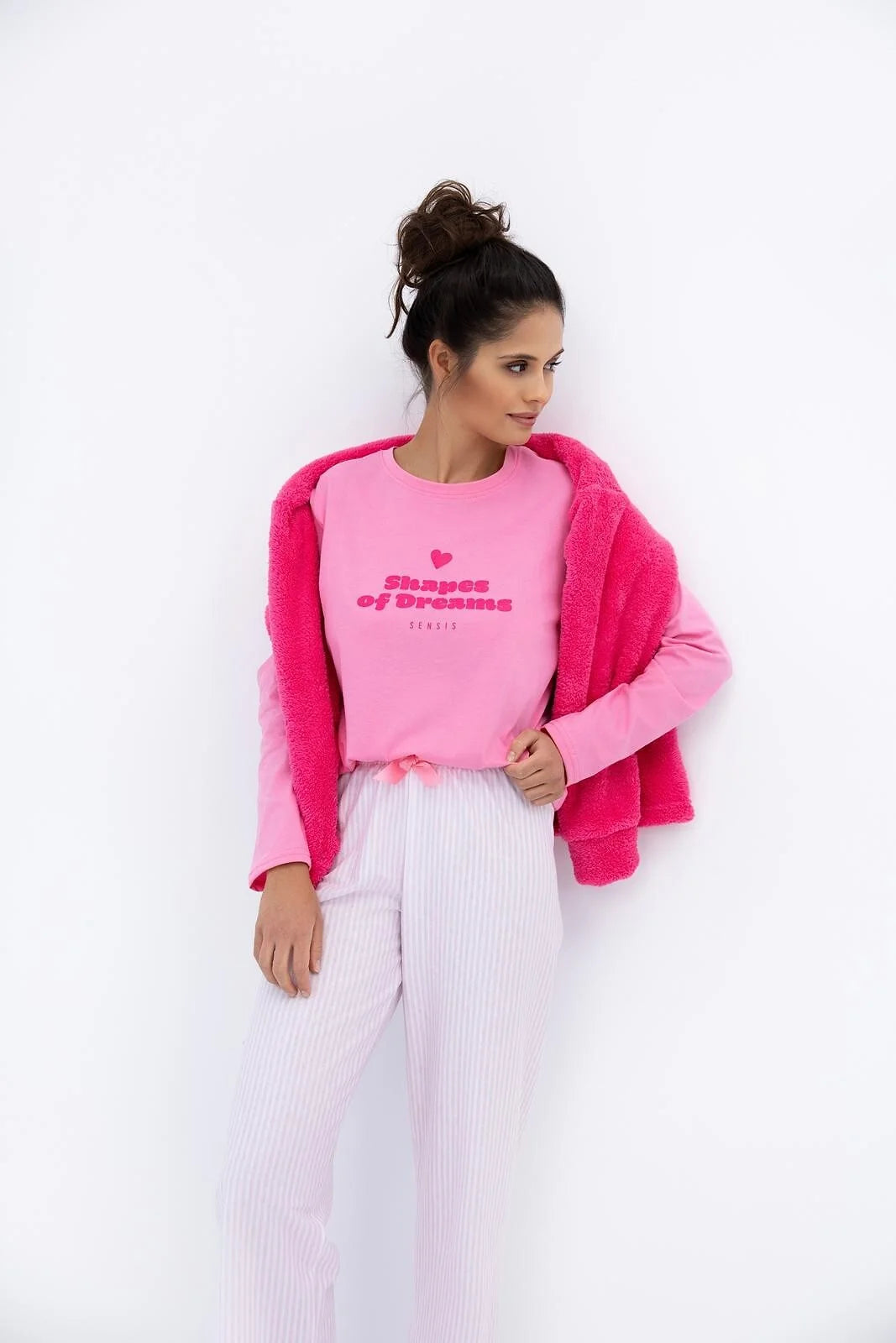 Malaya | pigiama da donna in cotone pregiato