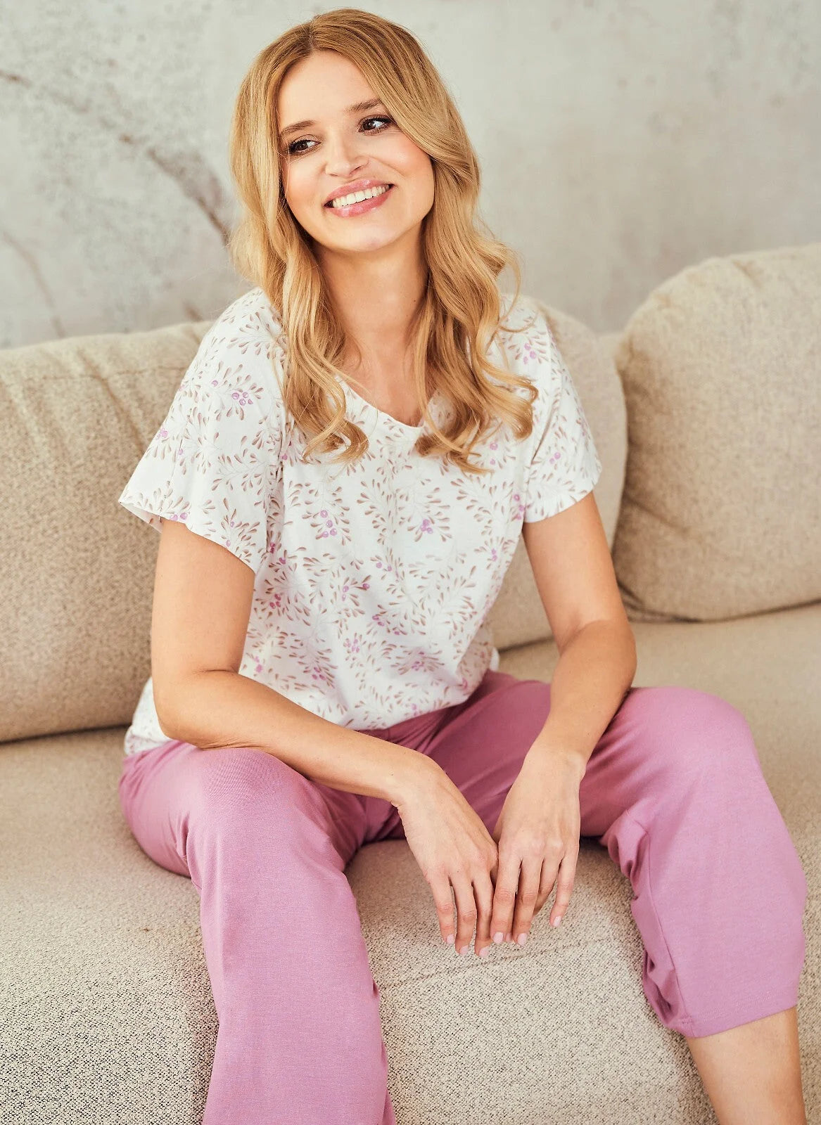 Mariella | pigiama da donna in cotone e viscosa