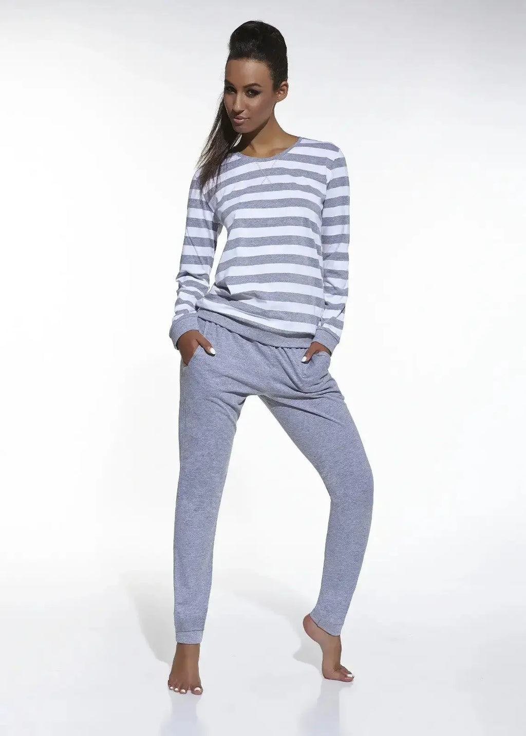 Molly | pigiama da donna in cotone a righe - 635/468