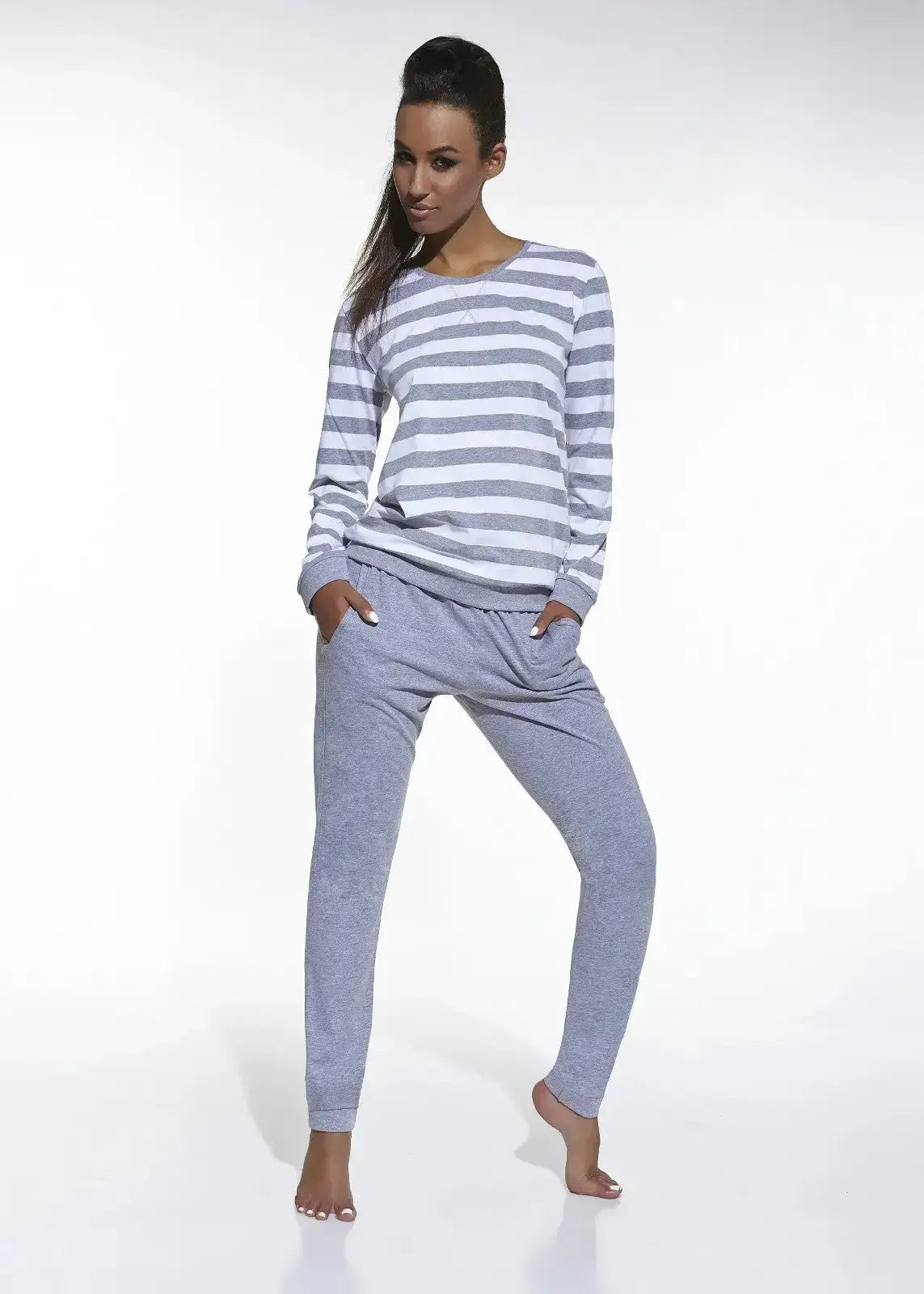 Molly | pigiama da donna in cotone a righe - 635/468