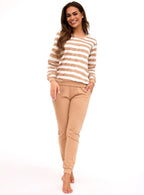 Molly | pigiama da donna in cotone a righe - 635/468