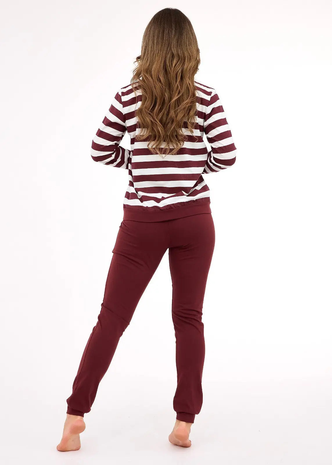 Molly | pigiama da donna in cotone a righe - 635/468