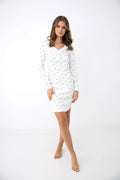 Monroe - camicia da notte donna in cotone interlock