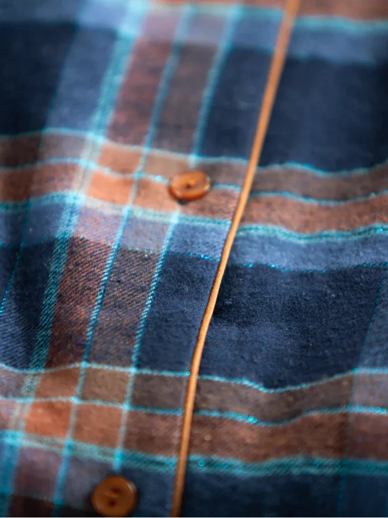 Montana | pigiama lungo da donna in flanella di cotone