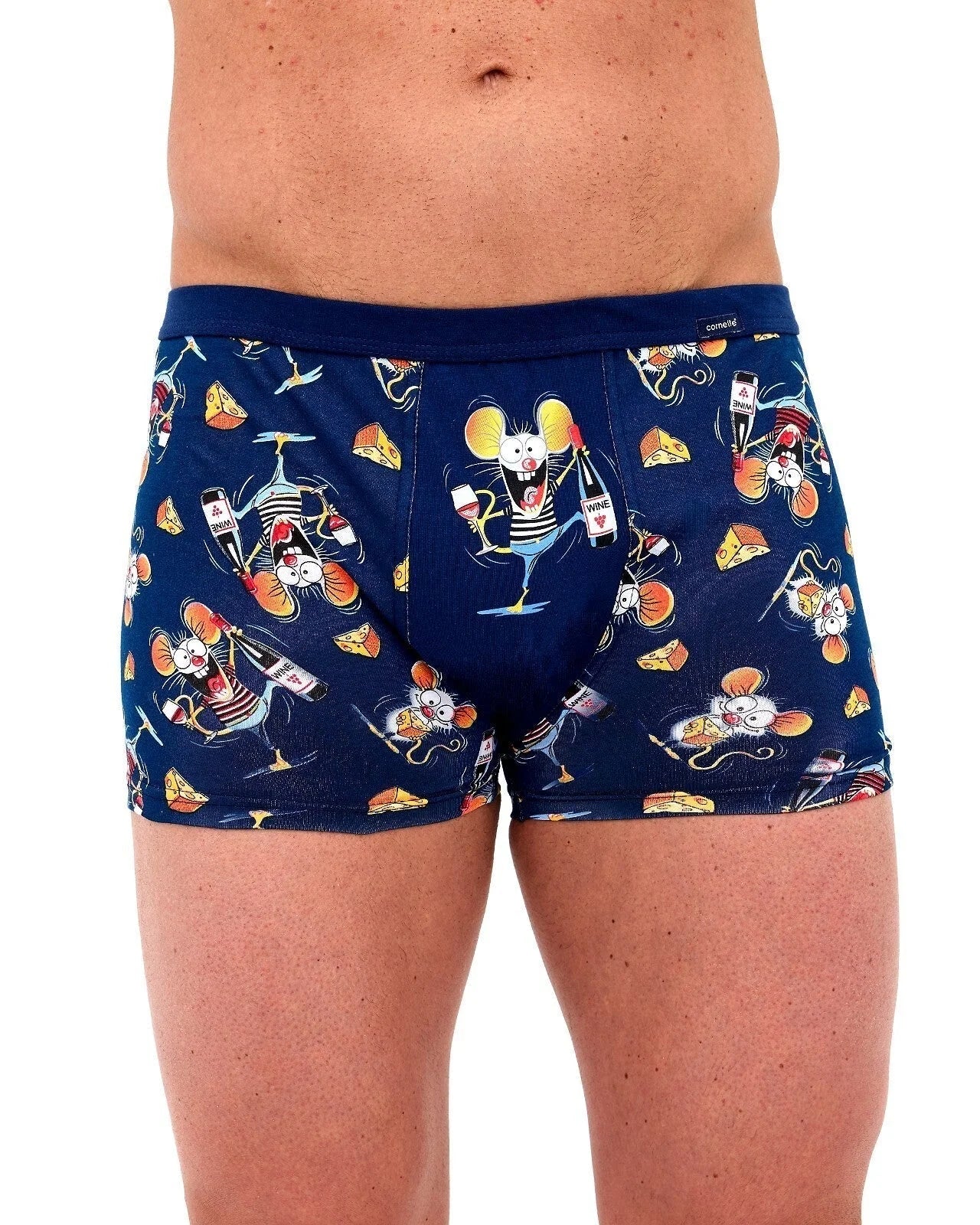 (mouse) boxer da uomo in cotone elasticizzato - tattoo