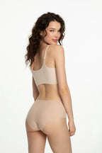 Mousse maxi - slip da donna a vita alta in microfibra