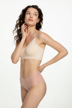 Mousse maxi - slip da donna a vita alta in microfibra