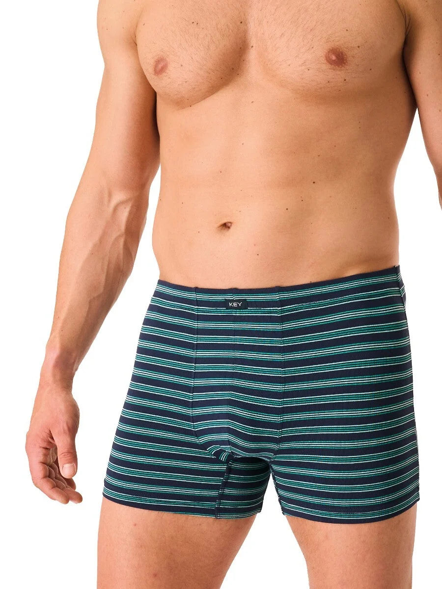 Mxh 329 - boxer uomo cotone a righe