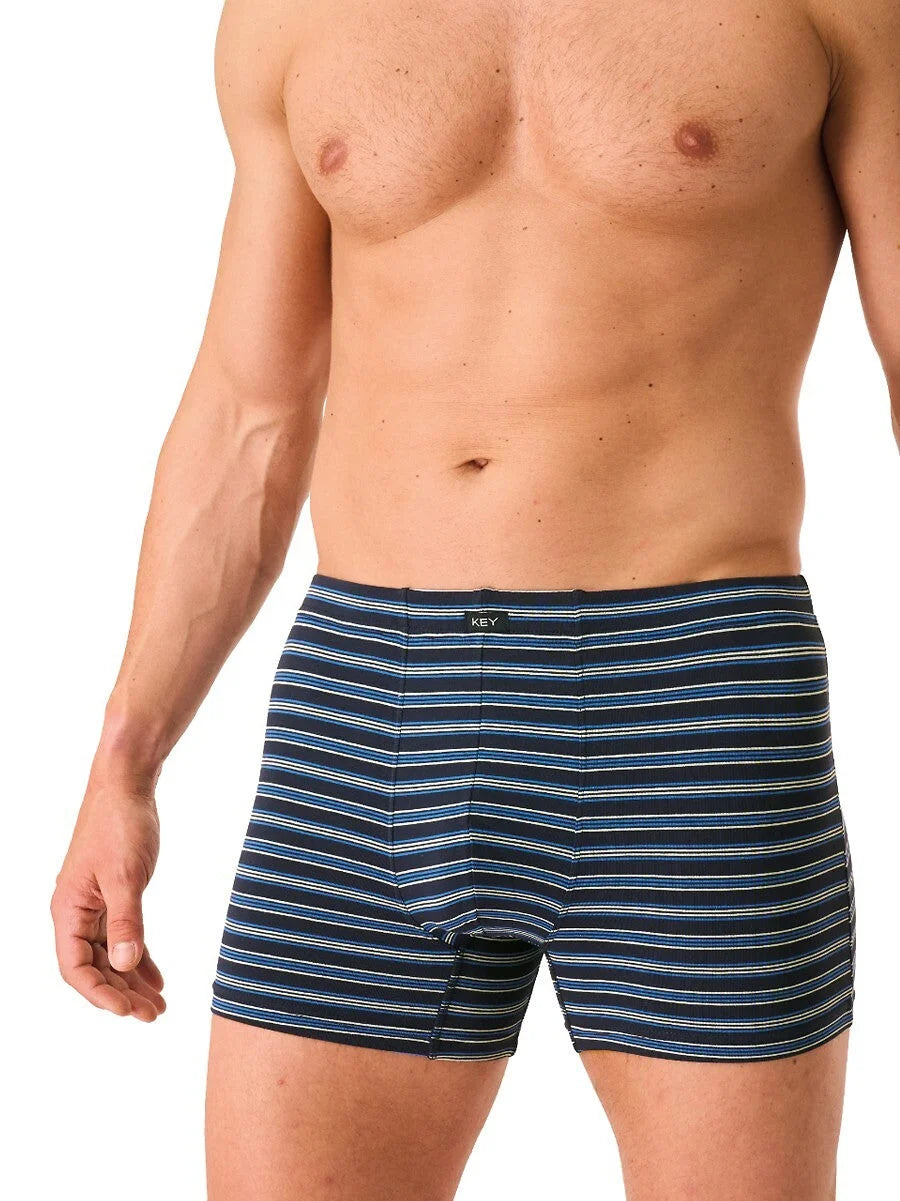 Mxh 329 - boxer uomo cotone a righe