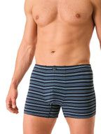 Mxh 329 - boxer uomo cotone a righe