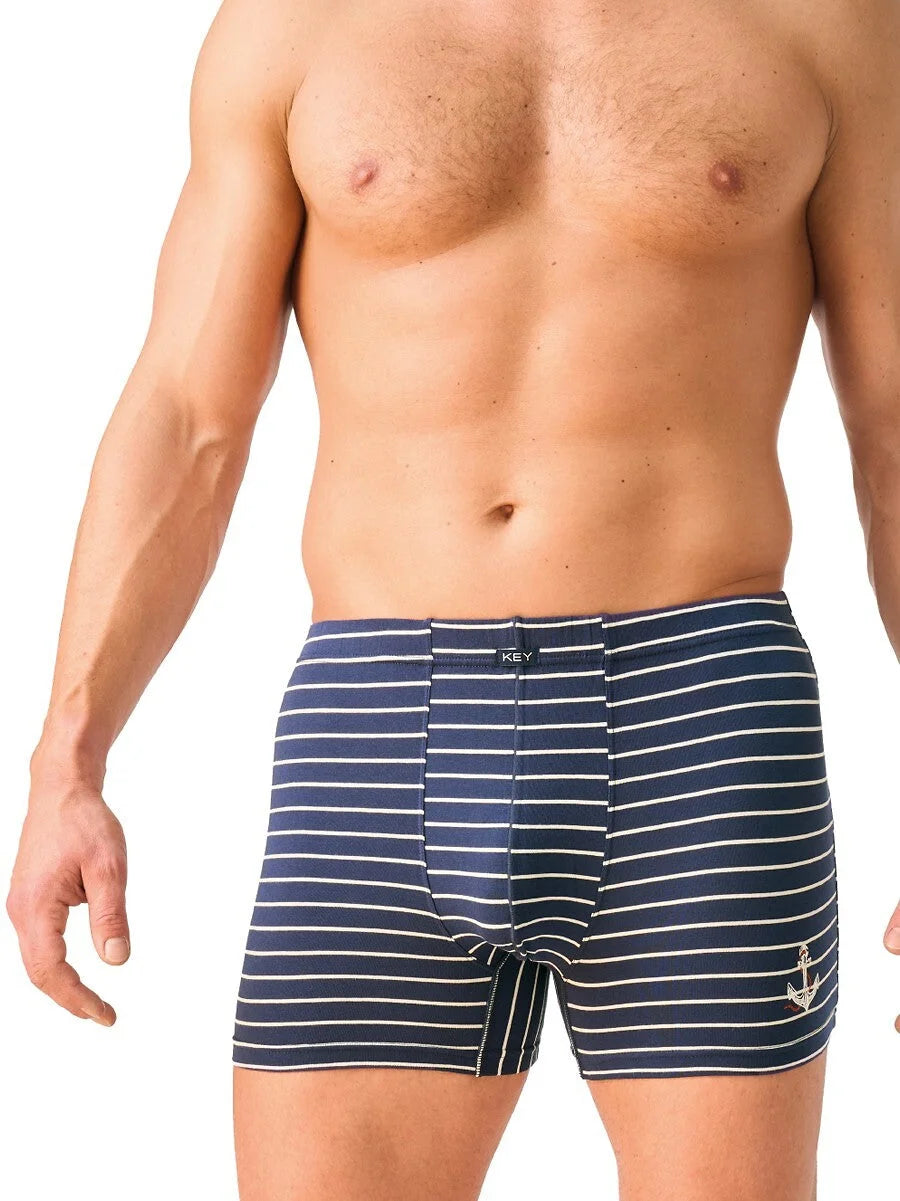 Mxh 331 - boxer uomo cotone elasticizzato a righe