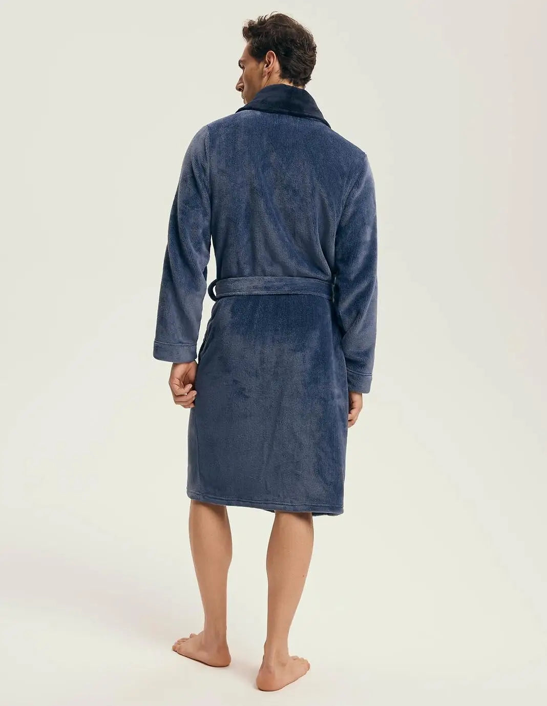 Nantes | vestaglia da camera uomo in tessuto effetto