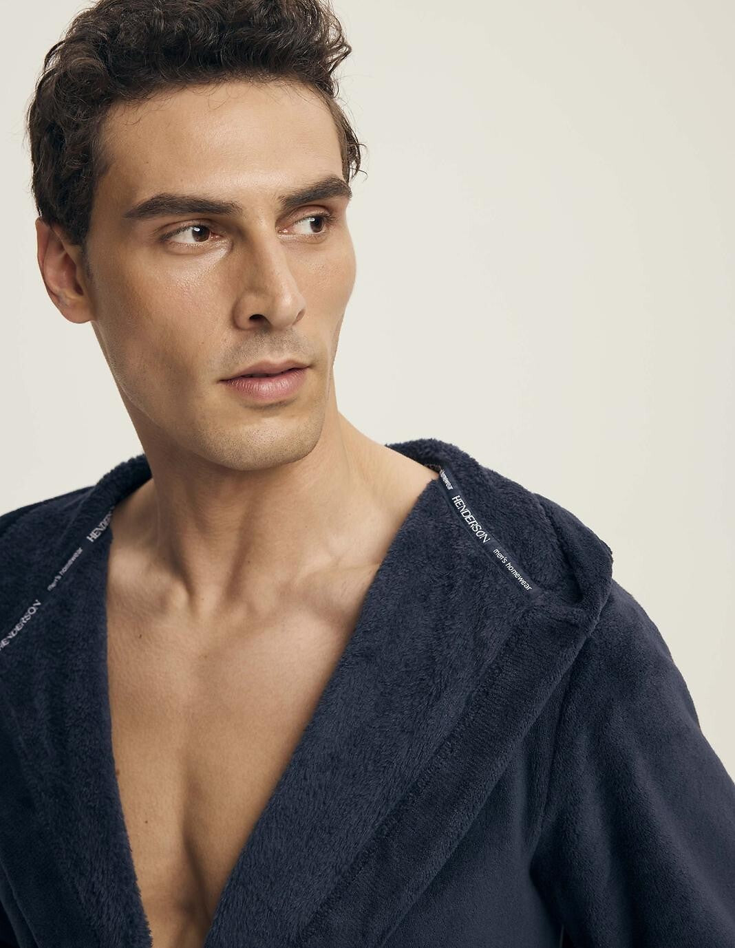 Naps | vestaglia classica da uomo con cappuccio in morbido