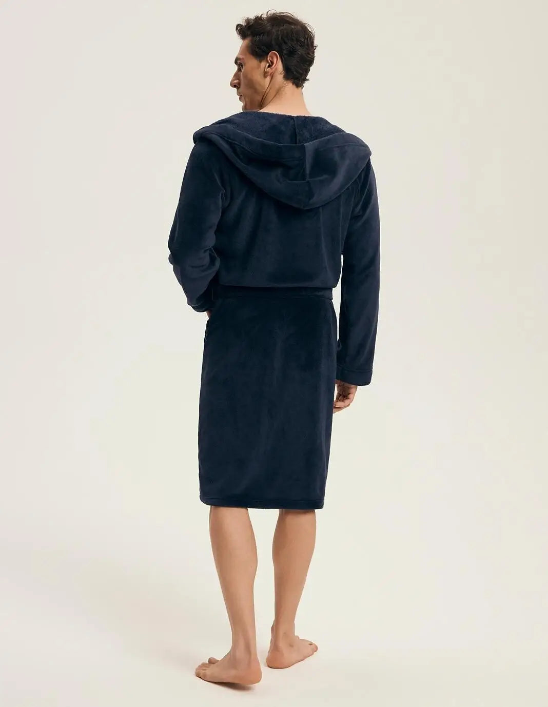 Naps | vestaglia classica da uomo con cappuccio in morbido