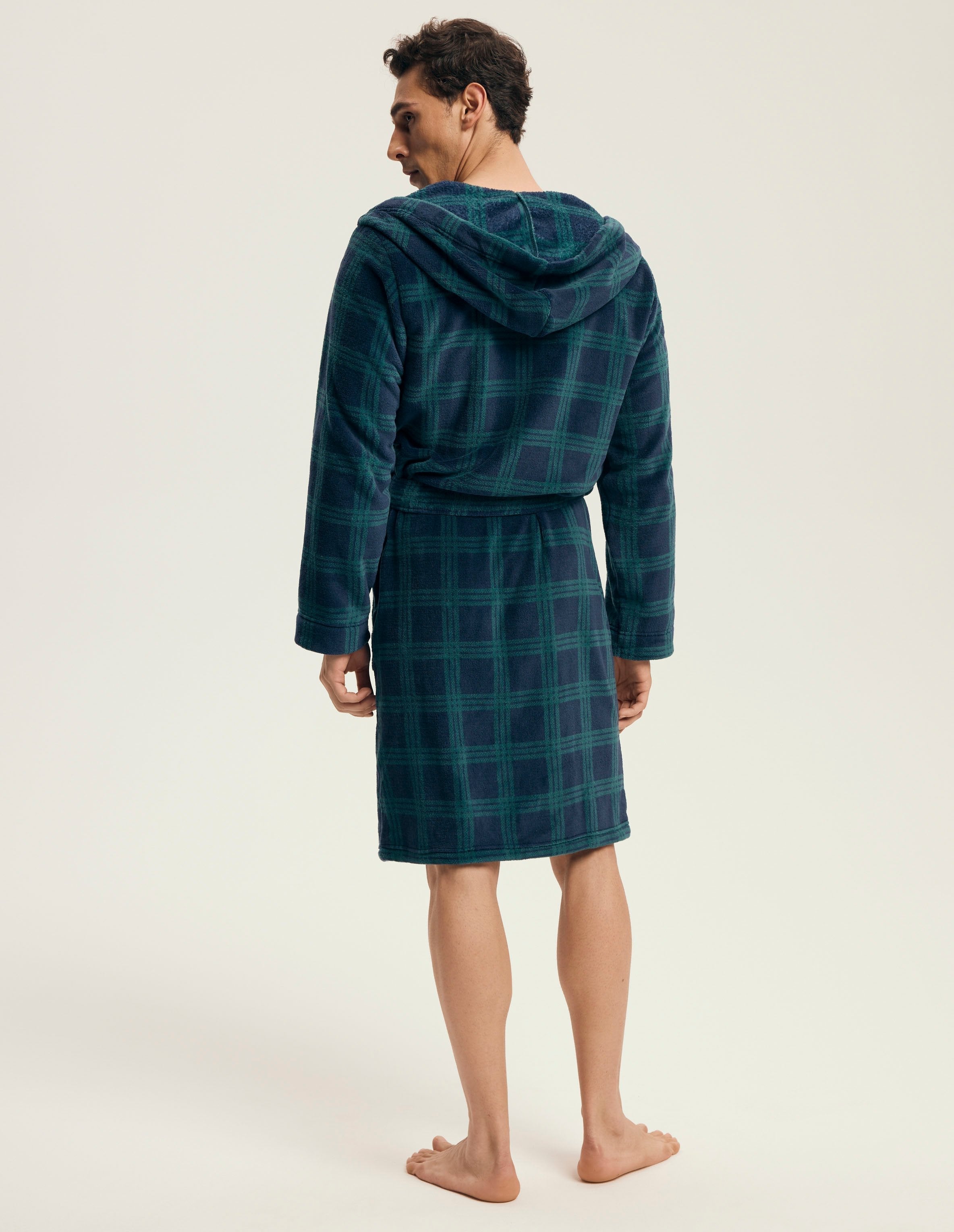 Nickel | vestaglia da uomo con cappuccio in morbido pile