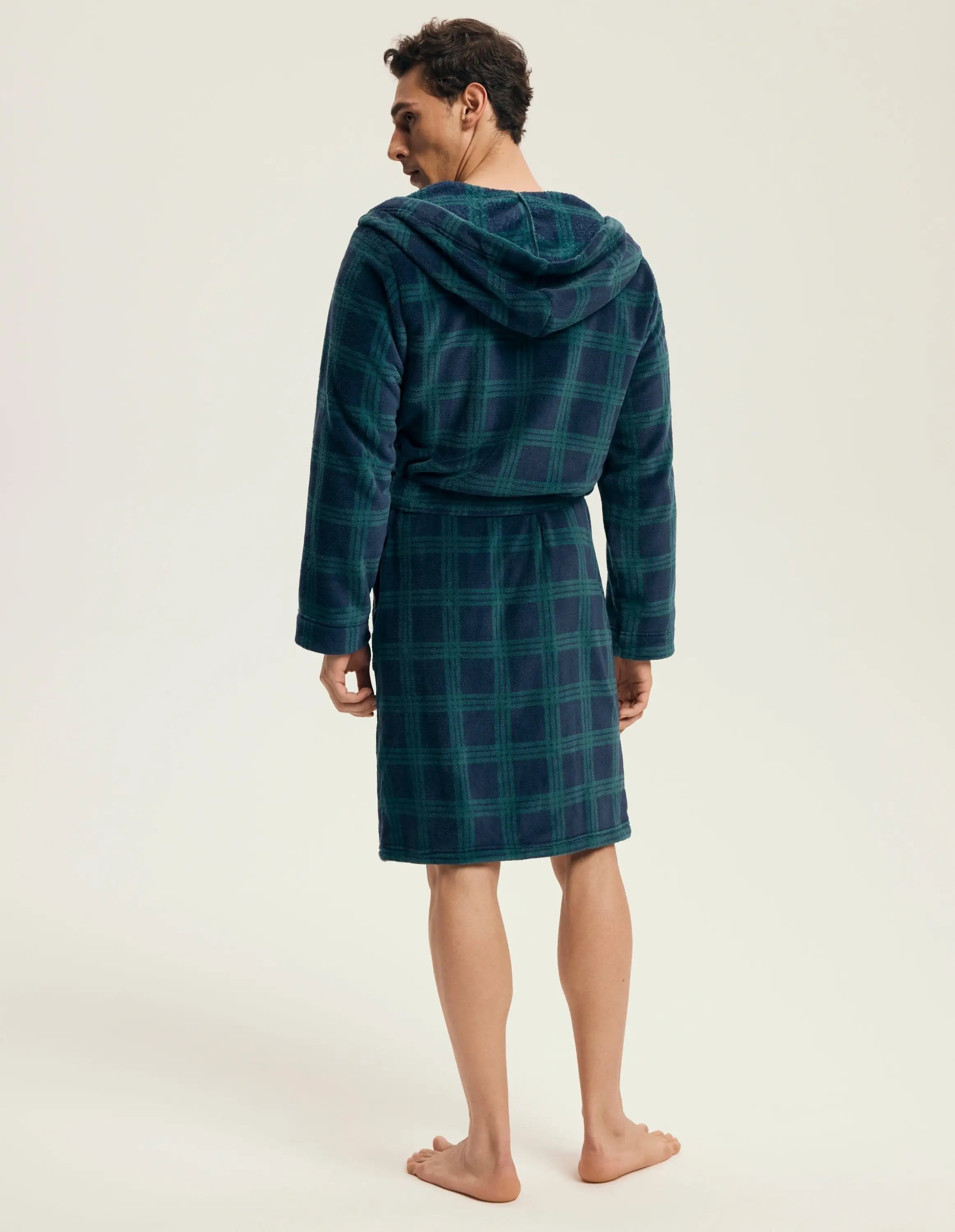 Nickel | vestaglia da uomo con cappuccio in morbido pile