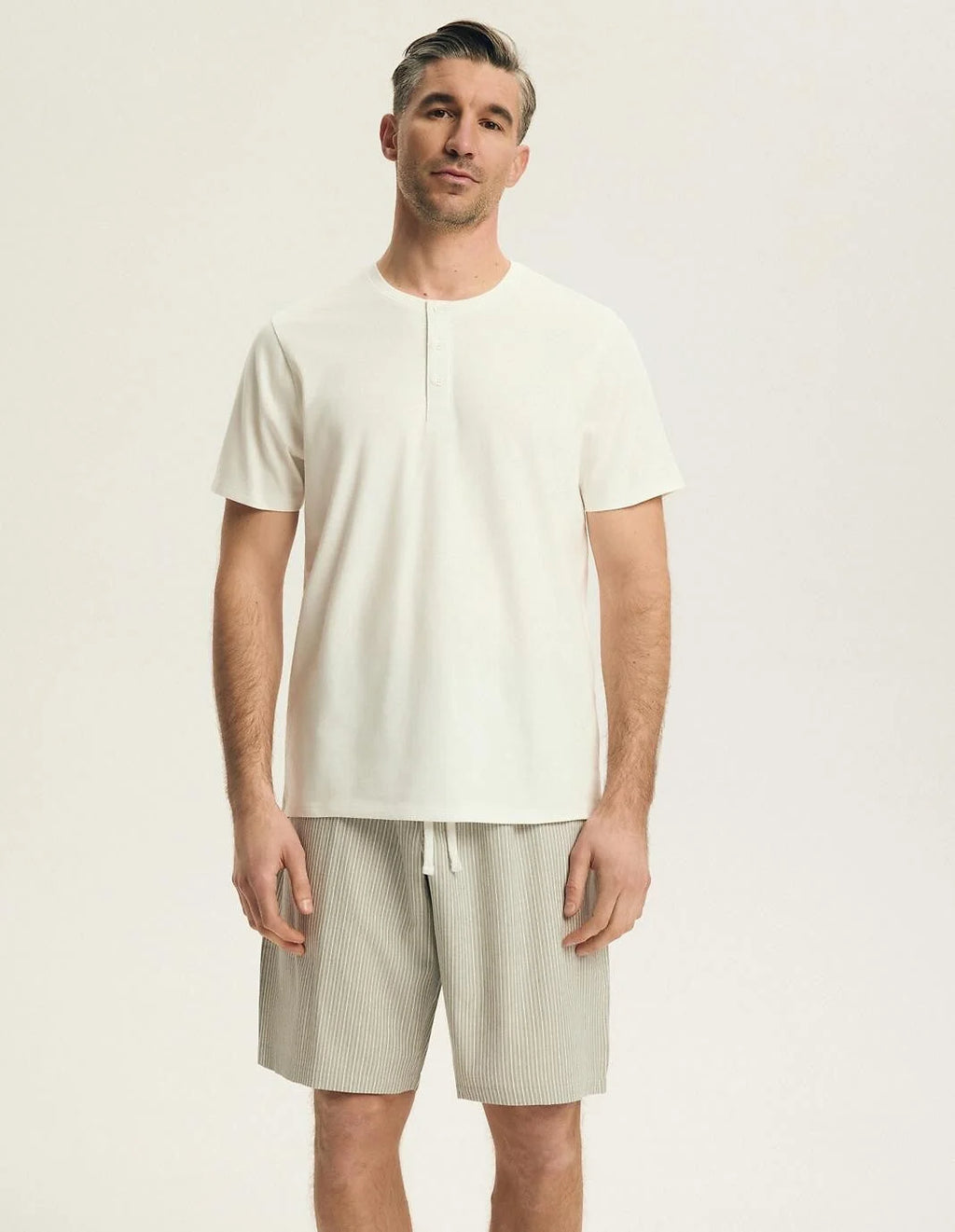 Nigri - pigiama da uomo in puro cotone - corto con shorts