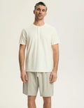 Nigri - pigiama da uomo in puro cotone - corto con shorts